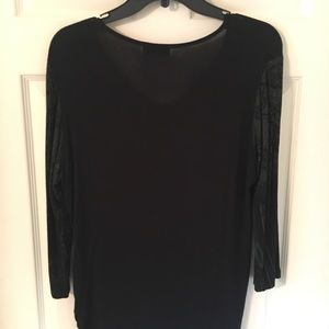 Vanilla Sugar Tops - Black & Grey Top, Large Vanilla Sugar Tops - Black & Grey Top, Large